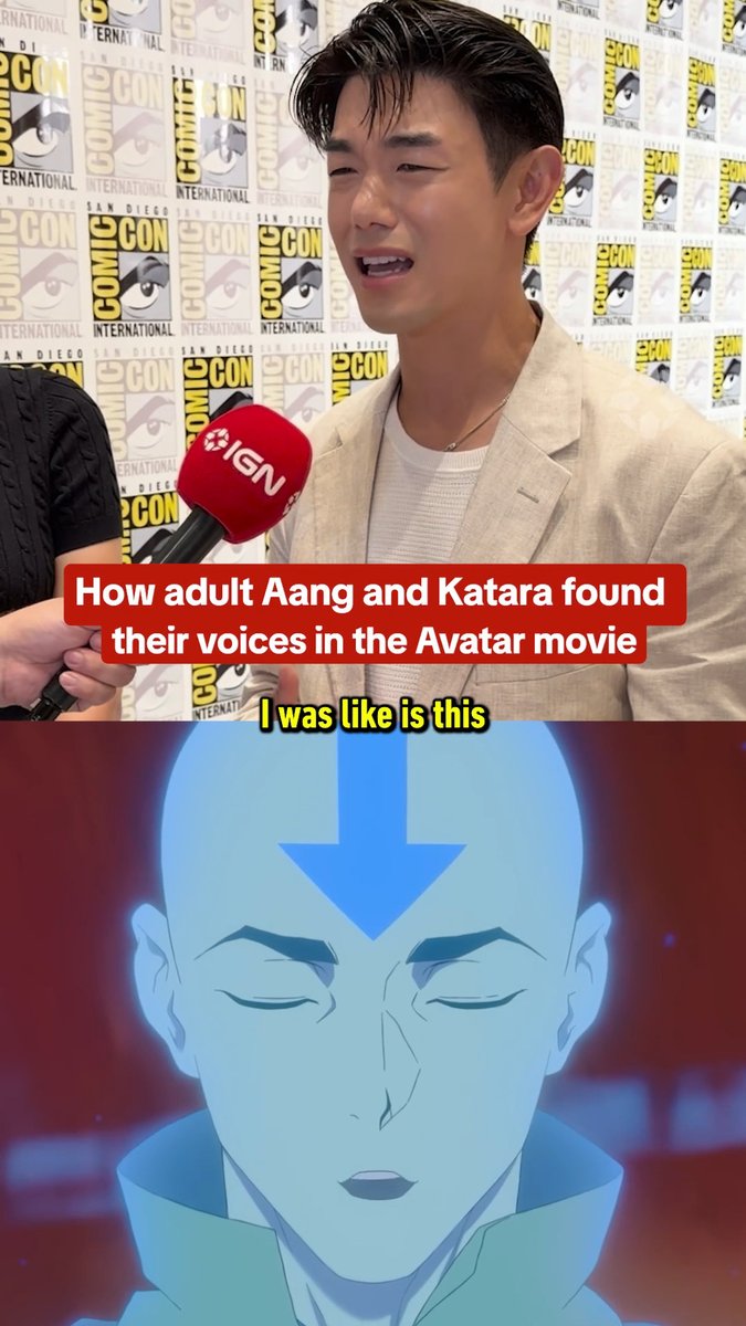 Avatar Aang's Eric Nam and Jessica Matten took years to record their lines for the film #sdcc