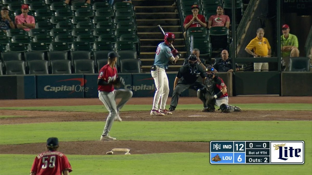 Will Benson just hit a 406 ft homer for AAA-Louisville. #Reds #RedsMiLB