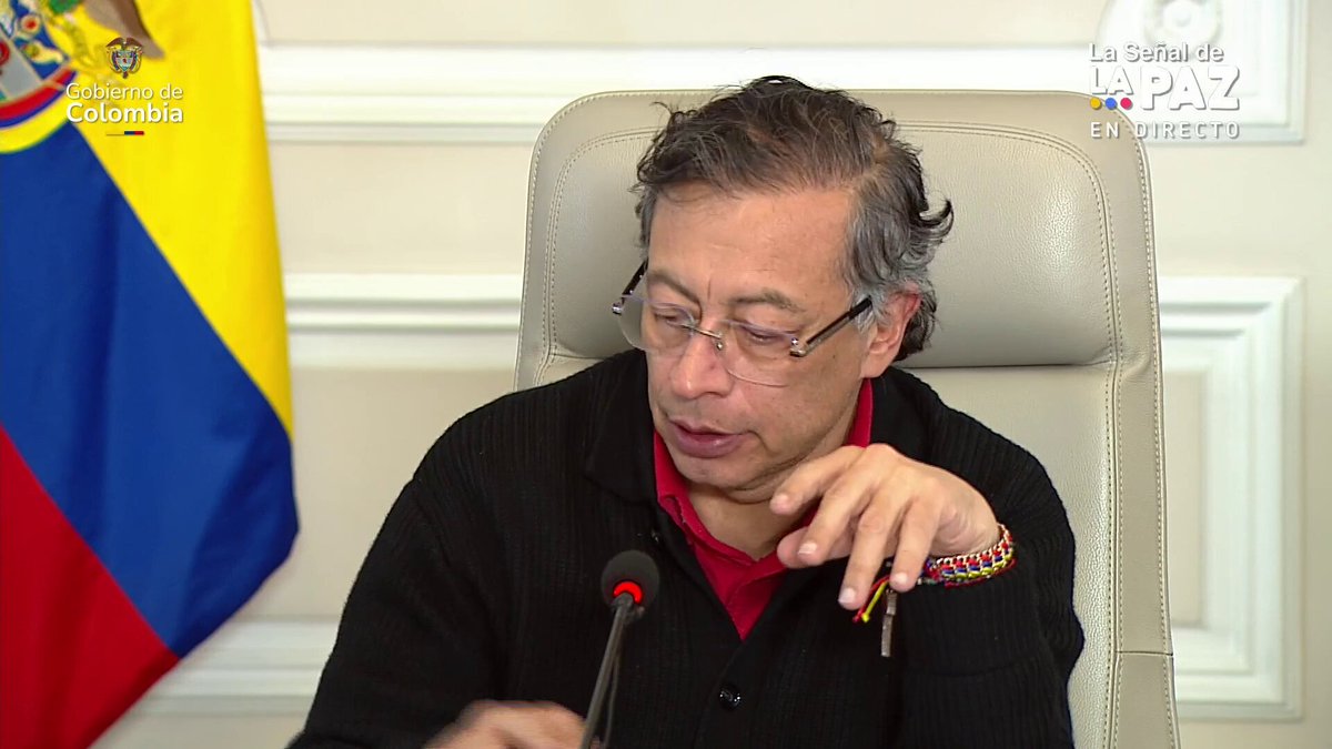 #ConsejoDeMinistros | "Aquí no estamos hablando de contratación para robar; aquí estamos hablando de contratación para afrontar el fenómeno de El Niño. Acá no robamos, y si alguien roba, yo mismo lo denuncio, como hice con otros", presidente Gustavo Petro.