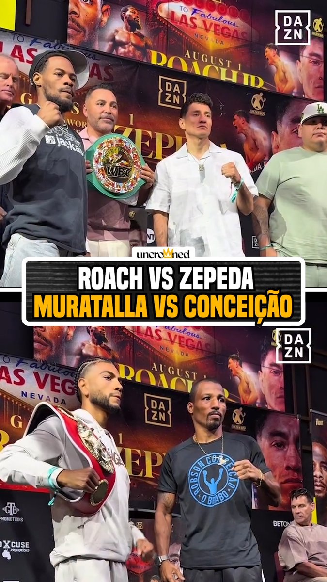 A world championship double-header is lighting up Vegas this weekend 🔥🎰 #RoachZepeda (via @daznboxing)