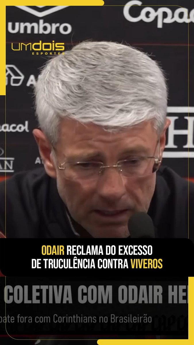 "Como eles não conheciam muito o Viveros antes, eles ou deixavam pra pressionar depois, ou apostavam que iam ganhar nesse movimento de cobertura. Agora, não. Agora tem um cara lenhando o Viveros o tempo inteiro. O Viveros não para de pé porque ele não quer, não para de pé porque o cara vai antes nele do que na bola. É só pegar, eu separo todos os lances do Viveros no jogo, de 10 lances do Viveros no jogo, sete tu vai ver o movimento do defensor chegando nele primeiro, fazendo movimento nele primeiro, pra depois pensar em bola" 🎙️ Odair Hellmann 🎥 Athletico