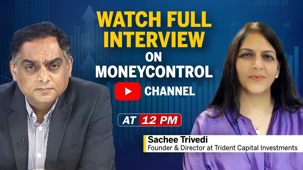 🚨 #MCExclusive | "India is now looking very attractive at around 20x after a massive market run." "The volatility you're seeing in Asia is a FOMO trade. And 'Sharma ji ka beta' style of investing is maybe not the best idea," says Sachee Trivedi (Sachee Trivedi), Founder & Director at Trident Capital Investments. In an exclusive interview with Moneycontrol Managing Editor Nalin Mehta (Nalin Mehta), Trivedi also praises the RBI for maintaining market confidence: "The RBI has done a phenomenal job." 📹 Full interview on Moneycontrol. #IndiaMarkets #StockMarket #Investing #FPI #RBI