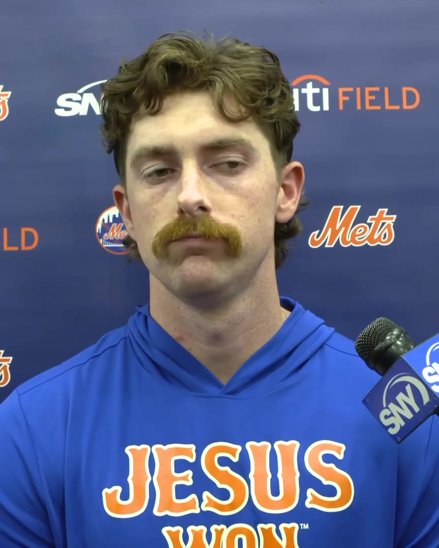 Nolan McLean was asked his thoughts on going up against a pitcher like Eury Pérez "The one thing I always notice is guys like that when you get out there, it's pretty humbling seeing their footprint about a foot in front of yours. I wish I could get that far down the mound" 😂