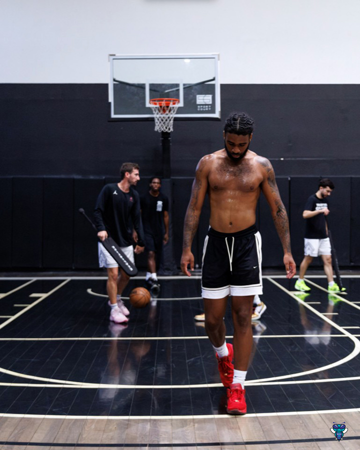 Locked in this offseason... Coby White putting in the work. 🔥 (📹 whitecoby2)