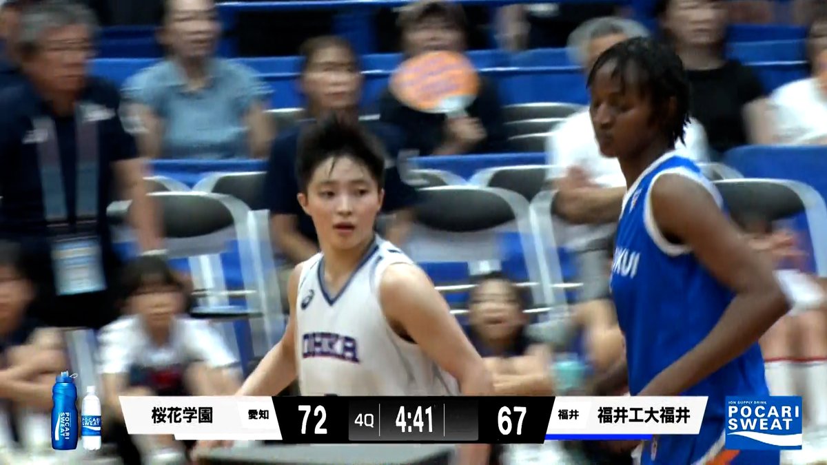 クラッチタイムで輝く✨桜花学園 #竹内みや(#5) パスにシュートに魅せる🪄 🏀近畿総体 #インターハイ 2026🏆 【女子準々決勝】 #桜花学園 🆚 #福井工大福井 ▶️視聴はコチラ #バスケットLIVE ライブ/見逃し配信中📡 ※男子決勝は録画配信 提供 インハイ.tv #高校バスケ