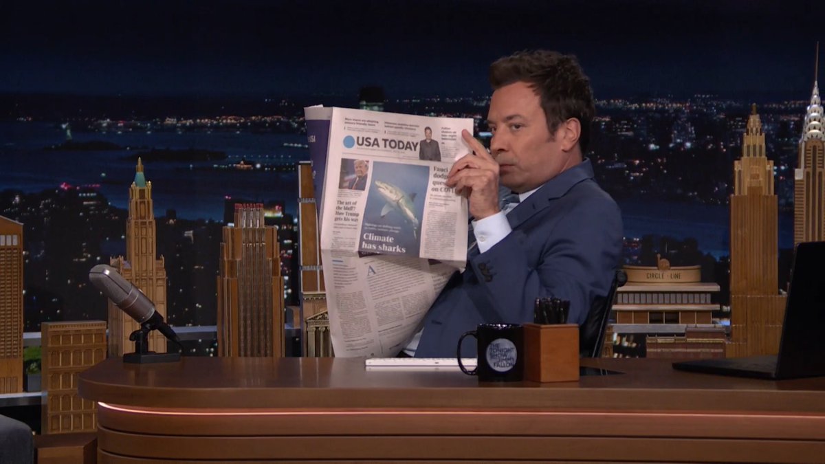 We’re on the cover of USA TODAY! #FallonTonight