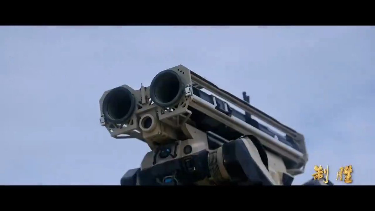【Video】During a beach assault exercise conducted by a #PLA Army brigade, a #robotic wolf was spotted shouldering a man-portable rocket launcher. Check it out!
