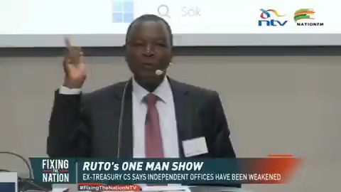 Is President Ruto a micromanager? Former Treasury CS Njuguna Ndung'u thinks so. #FixingTheNationNTV Nation FM Eric Latiff Nomadic Panda 🐼 Fellaris Wambui