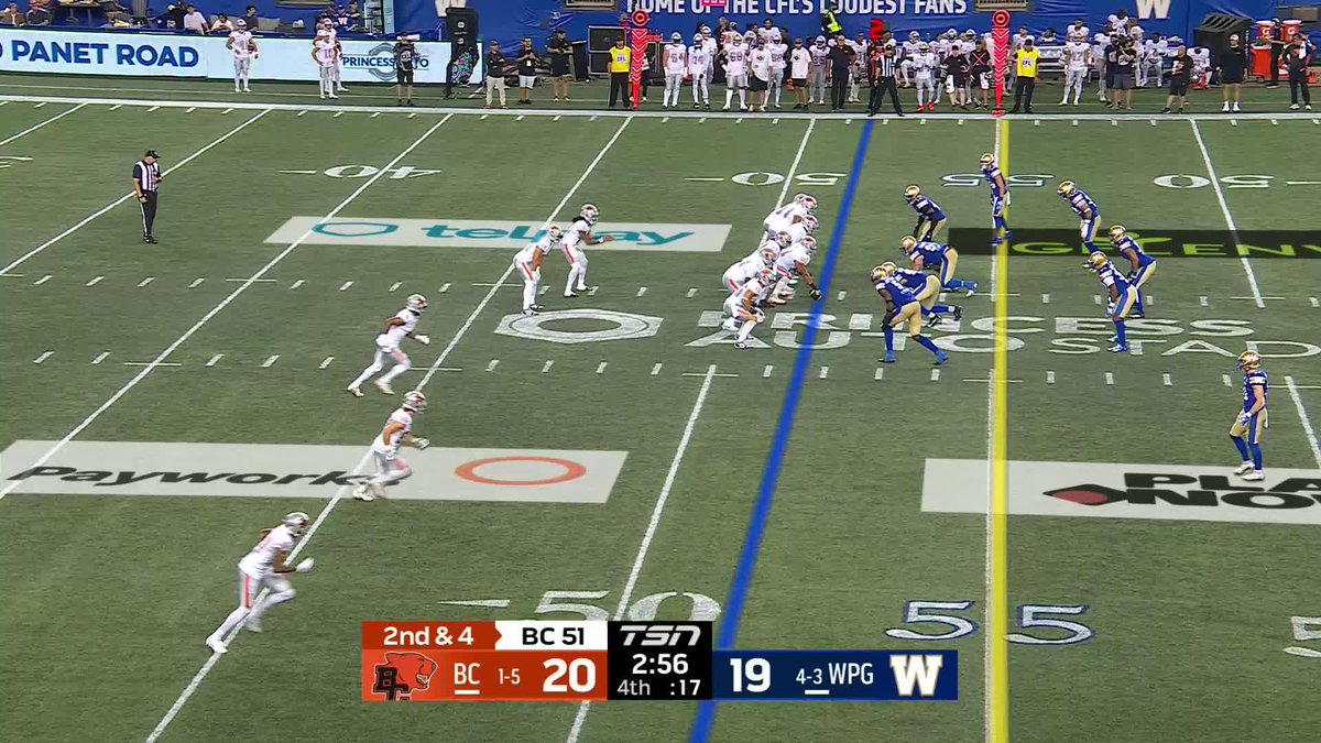Old Friend Alert! Former Chargers 7th round pick Zander Horvath is tearing it up in the CFL!