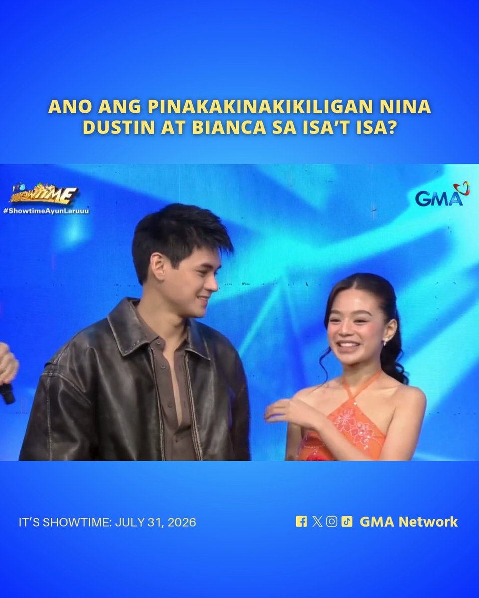 #ItsShowtime #Highlights: Ano nga ba ang kinakikiligan nina Dustin at Bianca sa isa’t isa? 😍🥰 Watch #ItsShowtime every 12:00 p.m. from Monday to Saturday on GMA. For more videos, visit: Watch the full episodes of your favorite GMA shows on the new GMA Play app. Download now on Google Play and App Store. Also available on and Android TVs! #ISTReels #DustinYu #BiancaDeVera #DUSTBIA