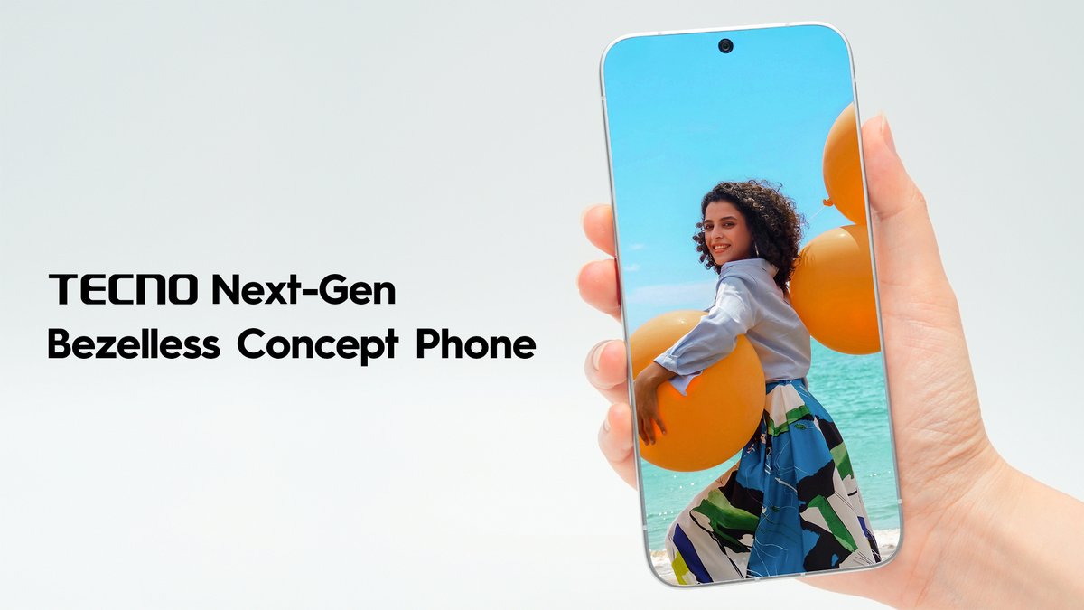 A true 0mm screen bezel that pushes beyond visual boundaries. Meet the TECNO Next-Gen Bezelless Concept Phone. Premiering at #IFA2026 Showstoppers! #TECNO