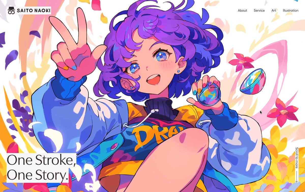 【告知】 ポケモンカードのイラストレーターとして活躍され、YouTubeでも人気のさいとうなおきさん(さいとう なおき🍀)のホームページを、企画・デザイン・実装まで担当させていただきました。 鮮やかで魅力的なイラストが映えるサイトを創らせていただきました 🎨✨ ぜひご覧ください!