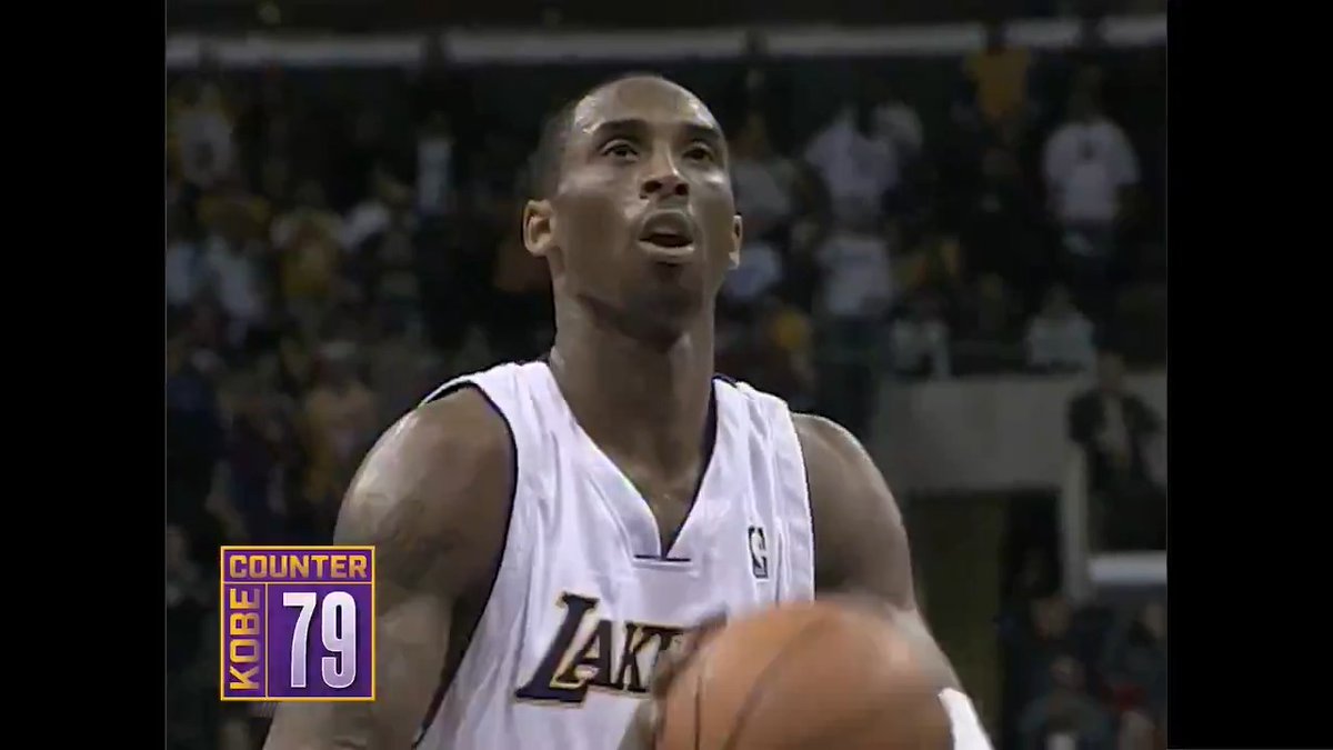 Il y a 20 ans, Kobe Bryant réalisait une performance légendaire en inscrivant 81 points face aux Raptors 😳