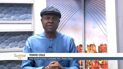 I am still in the All Progressives Congress (APC). - Tonye Cole, Former APC Governorship Candidate, Rivers State #SunriseDaily #CTVTweets