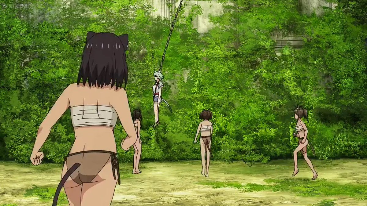 Jumping from that height because of free tobacco 😂😂😂 Hame Chan pooped herself 🥴😂😭 Anime: CHAINSMOKER CAT