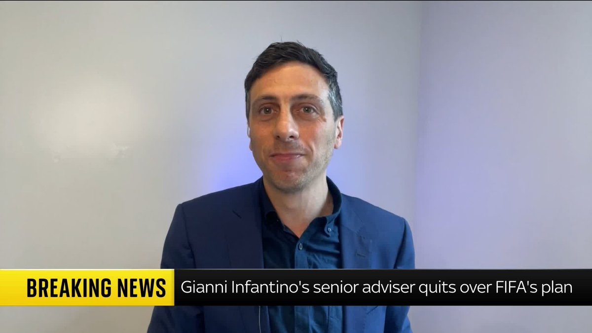 BREAKING: Gianni Infantino's senior adviser, Carlos Cordeiro, has quit in protest at moves by the FIFA president to sell off stakes in the World Cup and said it would be bad for football, Sky News can reveal. Sky's Rob Harris has more. 📺 Sky 501/YT