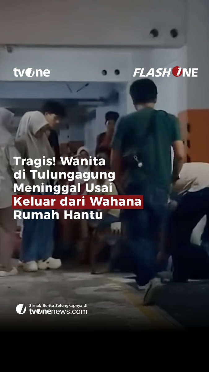 Seorang perempuan berinisial BNW meninggal dunia usai keluar dari wahana rumah hantu di Apollo Supermall Tulungagung. #ForYourInformation #CariBeritaditvOne #WahanaRumahHantu #BeritaJatim #Viral #SD01 #IA22