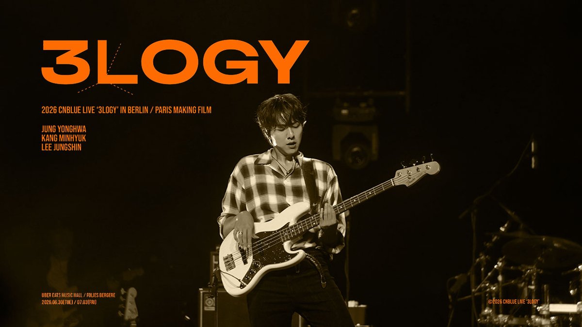 2026 CNBLUE LIVE '3LOGY' IN BERLIN &amp; PARIS Making Film ✔ #CNBLUE #씨엔블루 #3LOGY