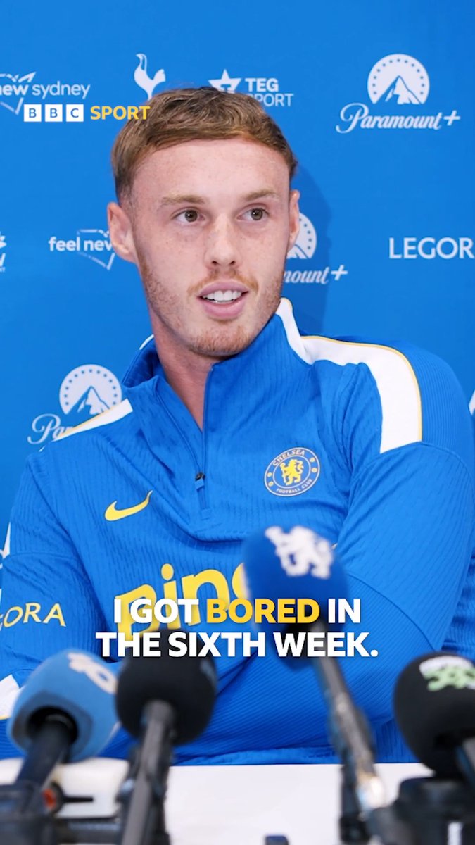How long is too long off work? 😅 Cole Palmer said he got bored at the end of his six week holidays! 🏝️