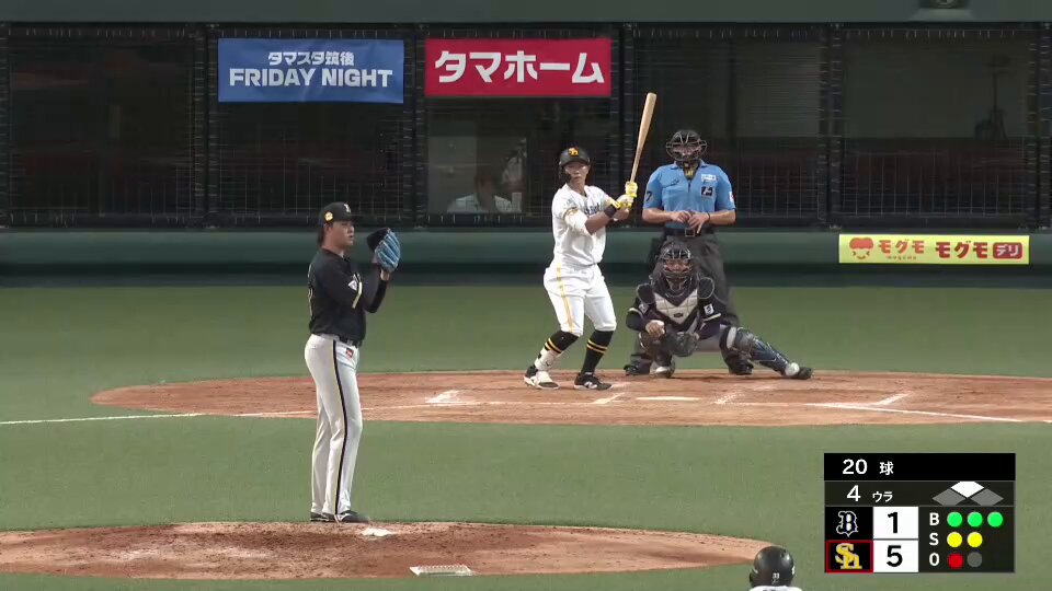 【#ホークスTV 2軍戦速報】 #中村晃 選手！センターへタイムリーヒットを放つ！ ▼ホークスTV会員なら1～3軍戦が見放題 #sbhawks #ファーム・リーグ #タマスタ筑後