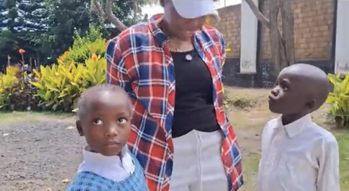 This is heartbreaking and extremely hard to watch. This lady went abroad and left her two kids when they were still very young. They are now in PP2. She came back to Kenya unannounced and went to their school to surprise them. Unfortunately, they don’t recognise her. They don’t know who she is, and she really has to struggle to explain to them. Mind you, the only reason she went abroad was to give them a better life….
