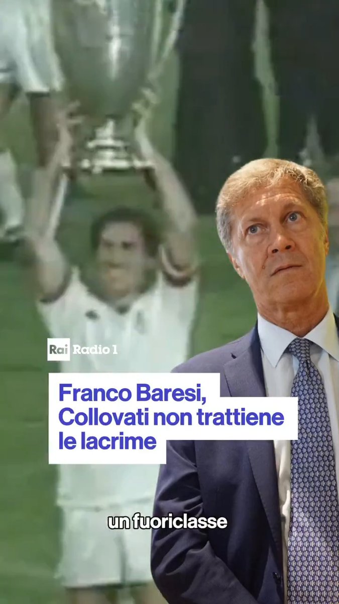 🔵#FrancoBaresi Il ricordo emozionato di Fulvio Collovati, campione del mondo e compagno di stanza per 6 anni di #FrancoBaresi. L’incontro a Milanello, l’avventura in #Spagna82. L'intervento stamattina a "L'Italia in diretta" su #Radio1. ▶️