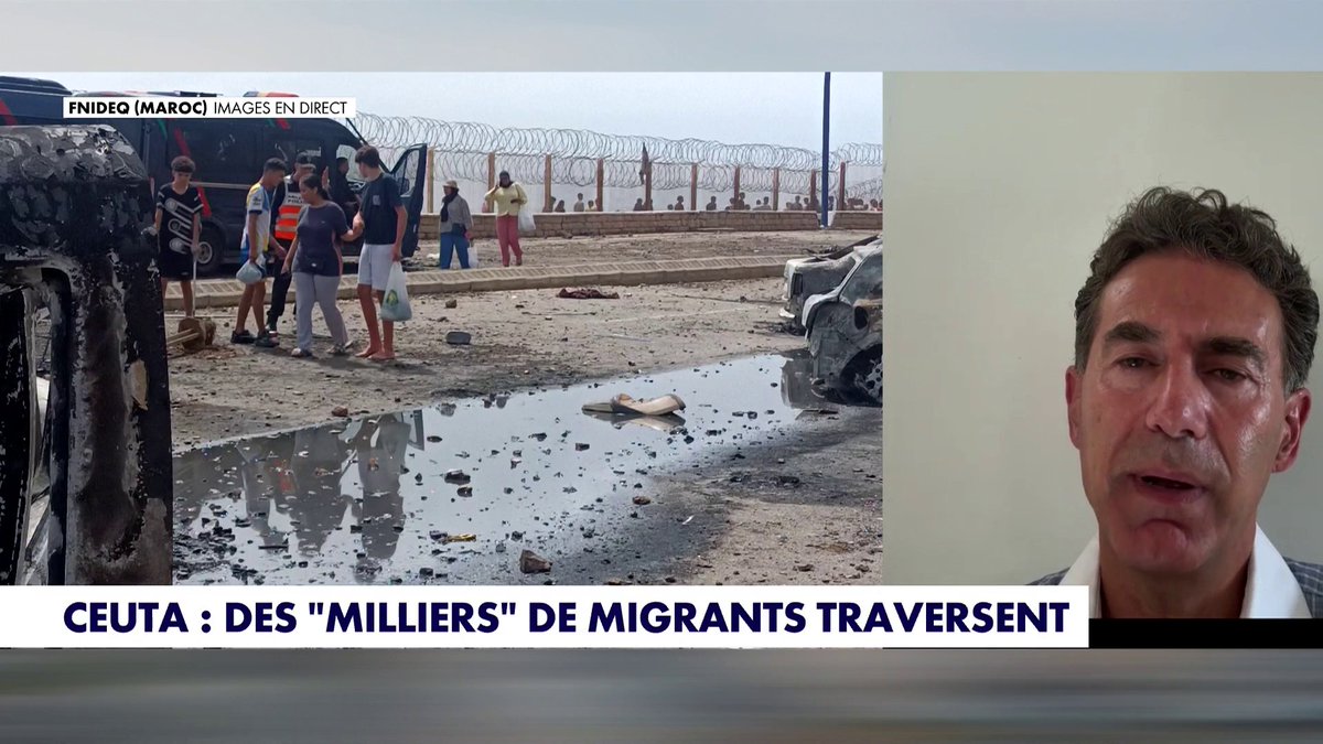 «C'est un conflit territorial entre le Maroc et l'Espagne. Le Maroc veut s'approprier Ceuta comme un territoire marocain», explique Alexandre Del Valle, géopolitologue, dans #MidiNews Toute l'info est à retrouver sur