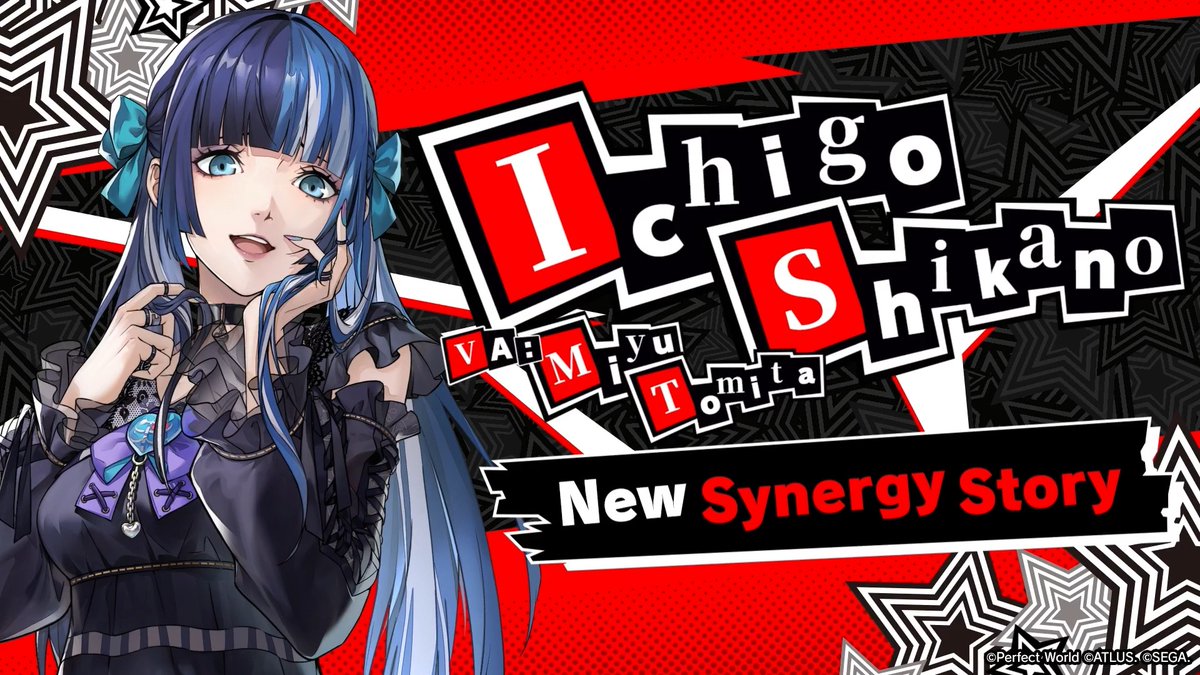 ✧─ Side Story Trailer ─✧ Here's a sneak peek at Ichigo Shikano's side story (Synergy)! "This meeting was destined... I won't let you slip away kyun!" 🍓 Ichigo Shikano (VA: #MiyuTomita) #P5XEN #IchigoShikano