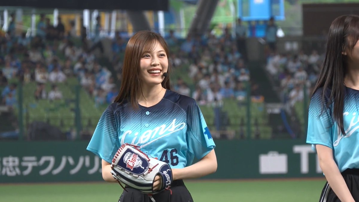 #アオフェス2026 のゲストに #乃木坂野球部 の皆さんが来場! セレモニアルピッチは #柴田柚菜 さんが務め、球場を盛り上げてくれました! ▼全容はこちら #seibulions #打破 #圧倒的至近距離