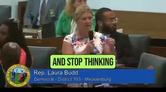 Just a little reminder from last summer 👇 Rep. Laura Budd (D-Mecklenburg) on the House floor, July 29, 2025: “Stop thinking that somehow owning a gun and possessing a gun is a God-given right from the US Constitution or the North Carolina Constitution. It’s not. It is not a God-given right.” Don’t ever let them gaslight you about what they really believe. 2A is not optional. #NCGA #SB50 #2A #NorthCarolina