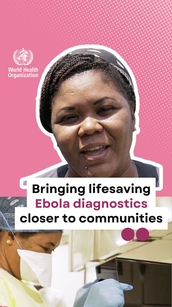 At the DRC–Uganda border, Kasenyi is a strategic crossing point where high population movement heightens epidemic risk. A WHO-supported mobile lab now delivers #Ebola test results in about an hour, cutting delays and bringing lifesaving diagnostics closer to more than 94,000 people. Before this, samples had to travel 55 km to Bunia on poor roads, with confirmation of a suspected case sometimes taking nearly five hours. The project is part of an initiative by governments of the #DRC and Uganda to strengthen cross-border health coordination and control the outbreak.