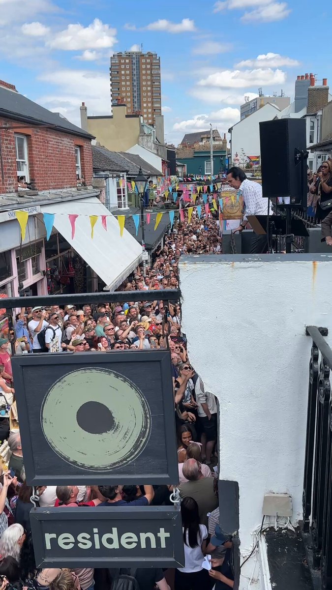 . Nick Cave & The Bad Seeds just played ON TOP OF "the best fucking record shop in B̶r̶i̶t̶a̶i̶n̶... THE WORLD!"
