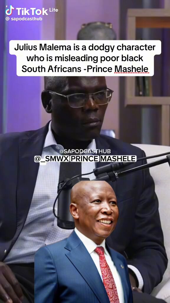 Prince Mashele told us about Julius Malema Podcast and Chill MacG
