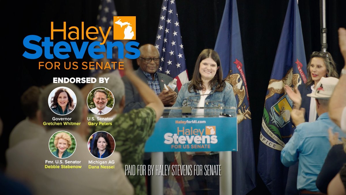 Haley Stevens closing ad is here "There's those cool kids on the internet"