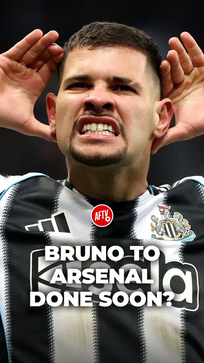🔴 Arsenal and Newcastle reportedly agree Bruno Guimaraes deal worth around £77m. Can we see the announcement next? 👀 #AFTV