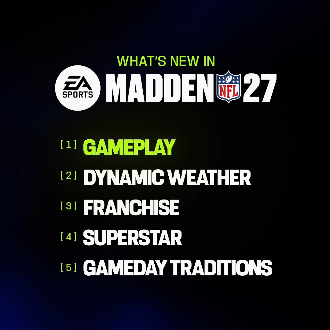 What’s new in #Madden27? Scott Hanson takes you through the biggest updates coming to our game this year. Play three days early: