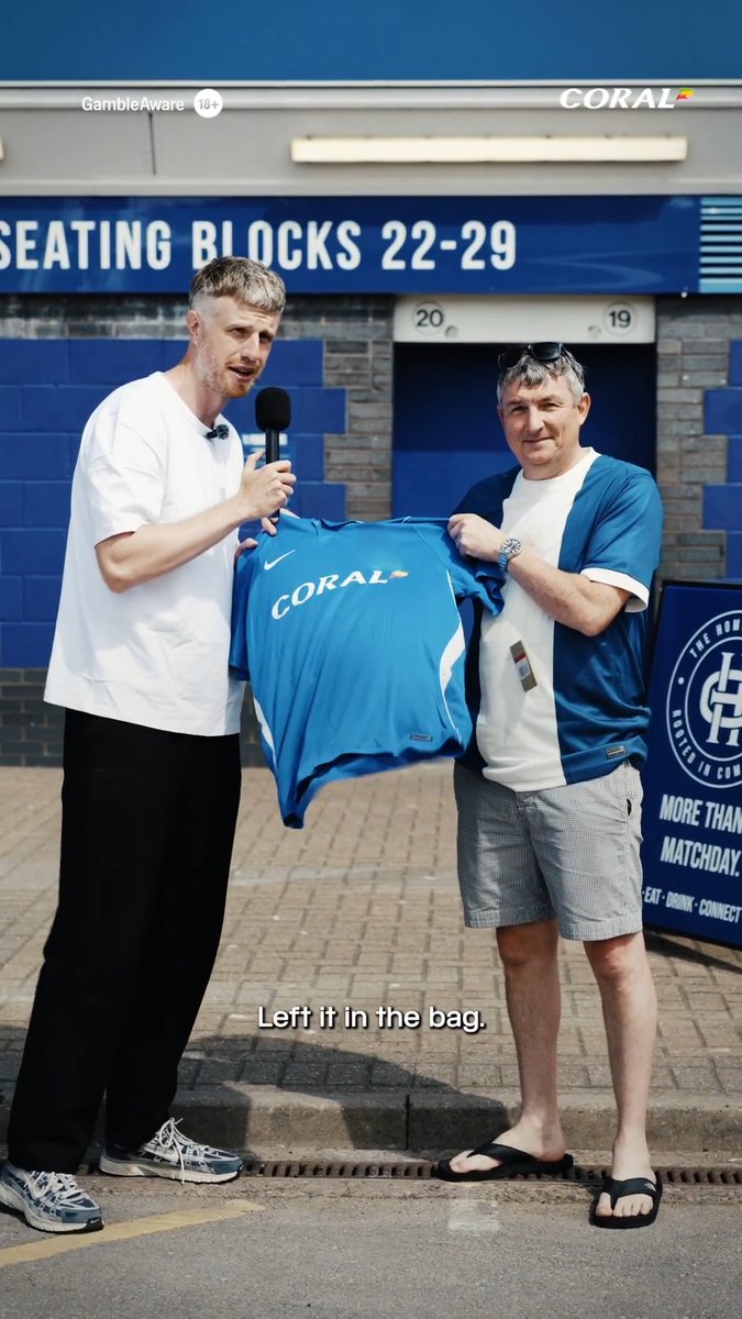 To celebrate the launch of the 2026/27 Birmingham City FC shirt, we sent @WillBrazier to meet the Bluenoses! ๐ We armed Will with some quiz questions and plenty of free shirts, merchandise and tickets to giveaway!
