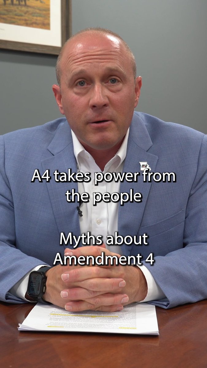 MYTH: Amendment 4 takes away power from the people. REALITY: Wealthy special interests pay their way into the Missouri Constitution. Real Missouri citizens don’t have $10 million laying around to buy their way into the Constitution. Vote yes on 4, August 4th.