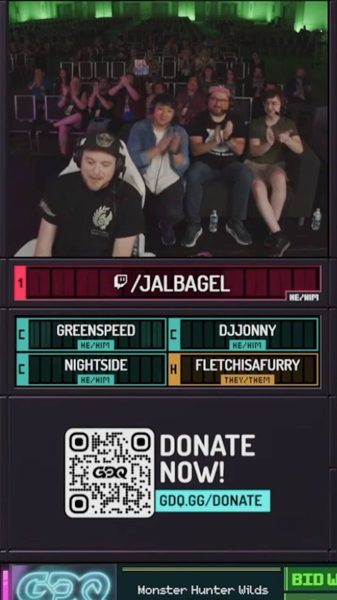 .Jal🥯 • jalbagel.bsky.social tamed the Wilds in his Monster Hunter Wilds run where the audience picked his weapons! Pure hunt. Maximum hype.