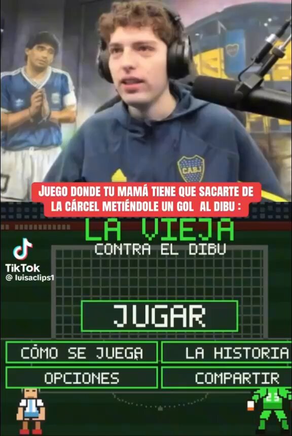 Kjjjj como que ya hicieron un juego donde tu mamá tiene que meterle un gol de penal al Dibu para sacarte de la cárcel Acá el que no corre, vuela