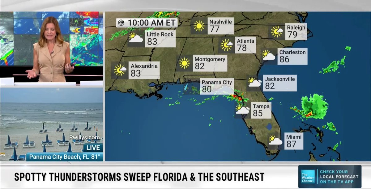 A brief break from the humidity won't last much longer. Storm chances ramp back up this weekend as a front brings showers and thunderstorms across parts of the Southeast. Meteorologist Jen Carfagno has the latest: