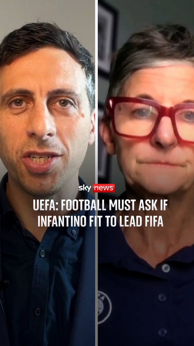 UEFA vice president, Professor Laura McAllister told Sky's Rob Harris that the World Cup sell-off plan 'cuts across the very heart of football governance', and questioned if Infantino is the leader that will 'abide by the ethical basis of our sport'
