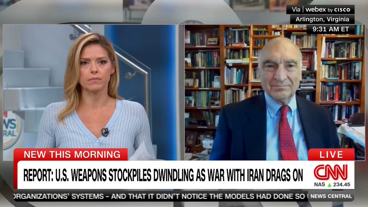 U.S. forces fired many air defense munitions during the first phase of Operation Epic Fury. Mark Cancian, Senior Advisor with CSIS Defense and Security Department, joined CNN News Central this morning to discuss recent analysis on expended munitions. Learn more: