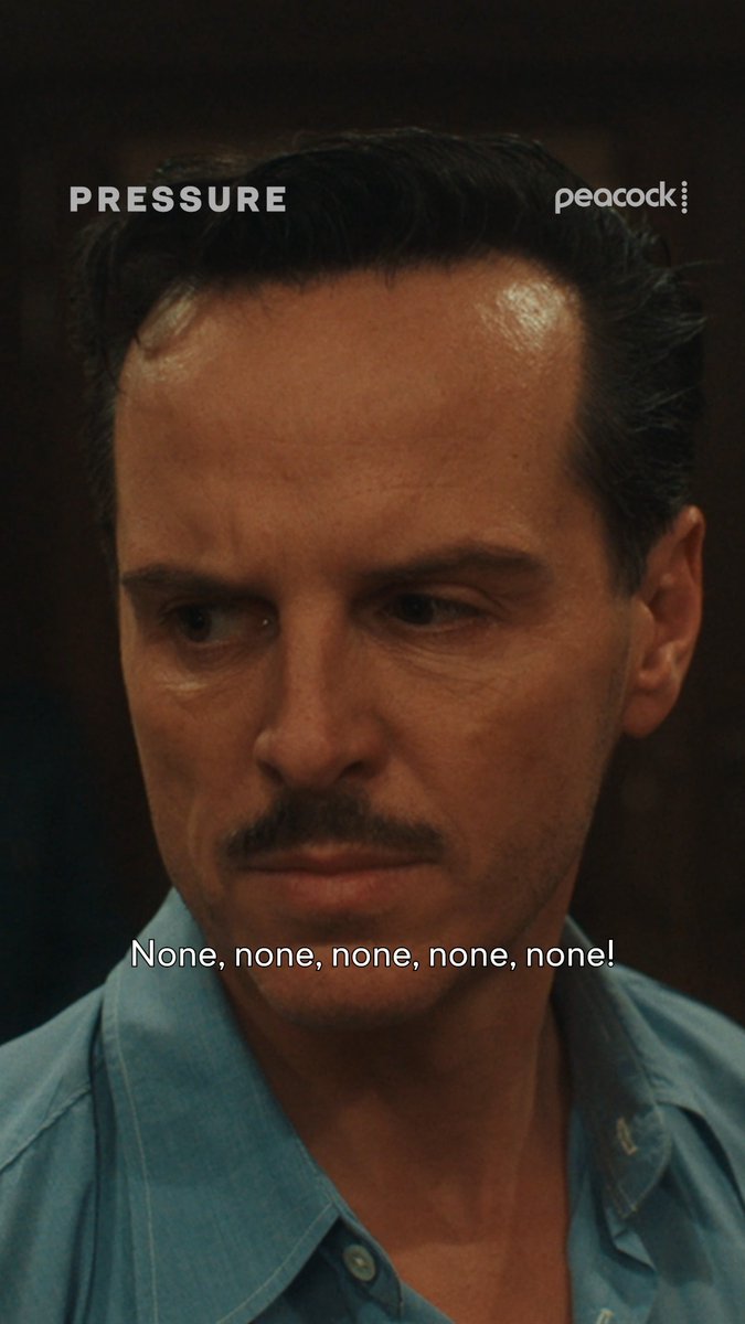 There's no room for error. #Pressure is streaming on Peacock.