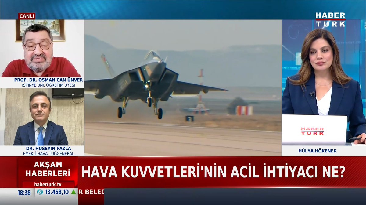 📌KAAN ne zaman envantere girecek? Hava Kuvvetleri'nin acil ihtiyacı ne? Emekli Hava Tuğgeneral Dr. Hüseyin Fazla ve Akademisyen Prof. Dr. Osman Can Ünver #AkşamHaberleri'nde yanıtladı.