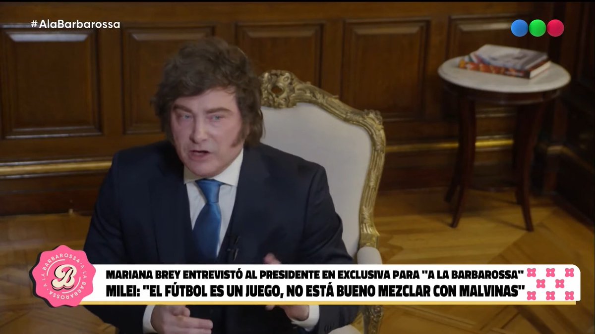 "Elvis": Por las declaraciones de Javier Milei sobre la bandera de las Islas Malvinas que mostraron los jugadores de la Selección Argentina tras la victoria ante Inglaterra