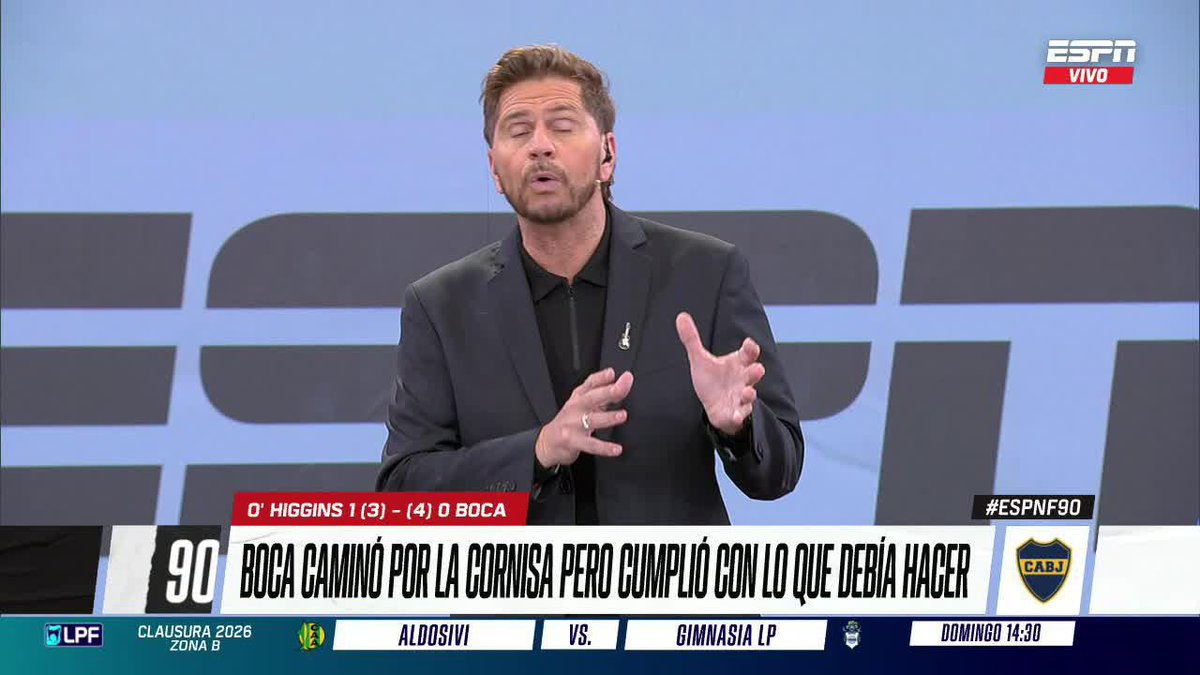 "BOCA TIENE QUE SACARSE EL MIEDO" Contundente editorial del @pollovignolo, tras la clasificación del Xeneize a octavos de la CONMEBOL Sudamericana. ▶️ Mirá #ESPNF90 en el Plan Premium de #DisneyPlus