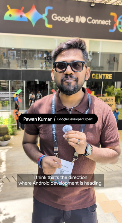 Adaptive. Intelligent. Performant. ⚡️ That’s how GDE Pawan Kumar summed up the future of Android at #GoogleConnect India. Check out what he loves most about Android 17, from AI agents to large-screen resizing →