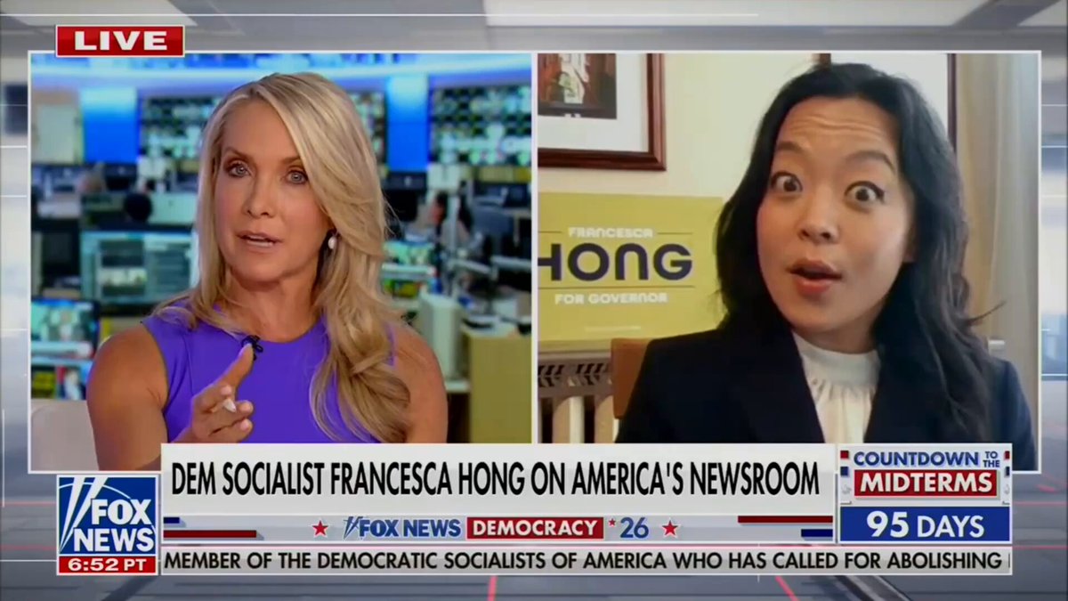 Fox News host tells Francesca Hong, "I just want to compliment you...Trump voters say she's very affable, they kind of like what you have to say." "It's going to be an interesting race."