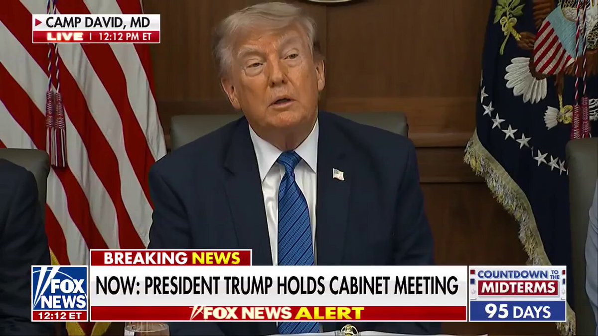 BREAKING: President Trump demands restitution for victims of government "weaponization" under the Biden administration, pointing out that lives have been destroyed by political persecution. "There's essentially never been a group of people treated so badly as these people. And this fund, this fund was not for me. This fund was for those people that have been weaponized that have been abused." “I think that there's a group of people in this country, history will show that we're treated like nobody else has ever been treated so badly, so horribly.” “People that were very successful, that wanted to go to a rally or an event and ended up spending the rest of their lives in horror.” Download the FOX News App for the latest breaking news from the historic Cabinet meeting:
